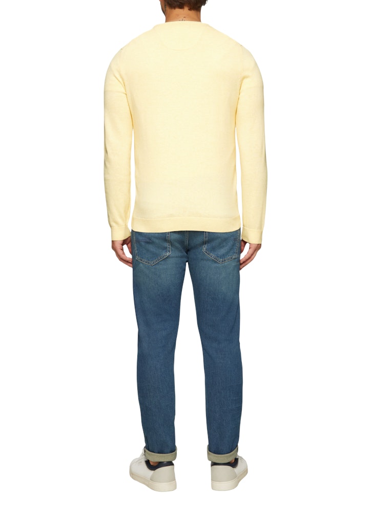 S. Oliver red Herren Pullover Yellow