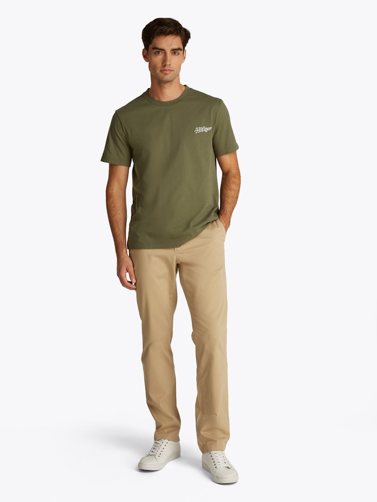 Tommy Hilfiger Herren T-Shirts kurz Pli Green