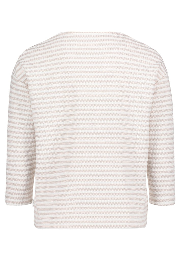 Betty & Co Damen T-Shirts Taupe/Cream
