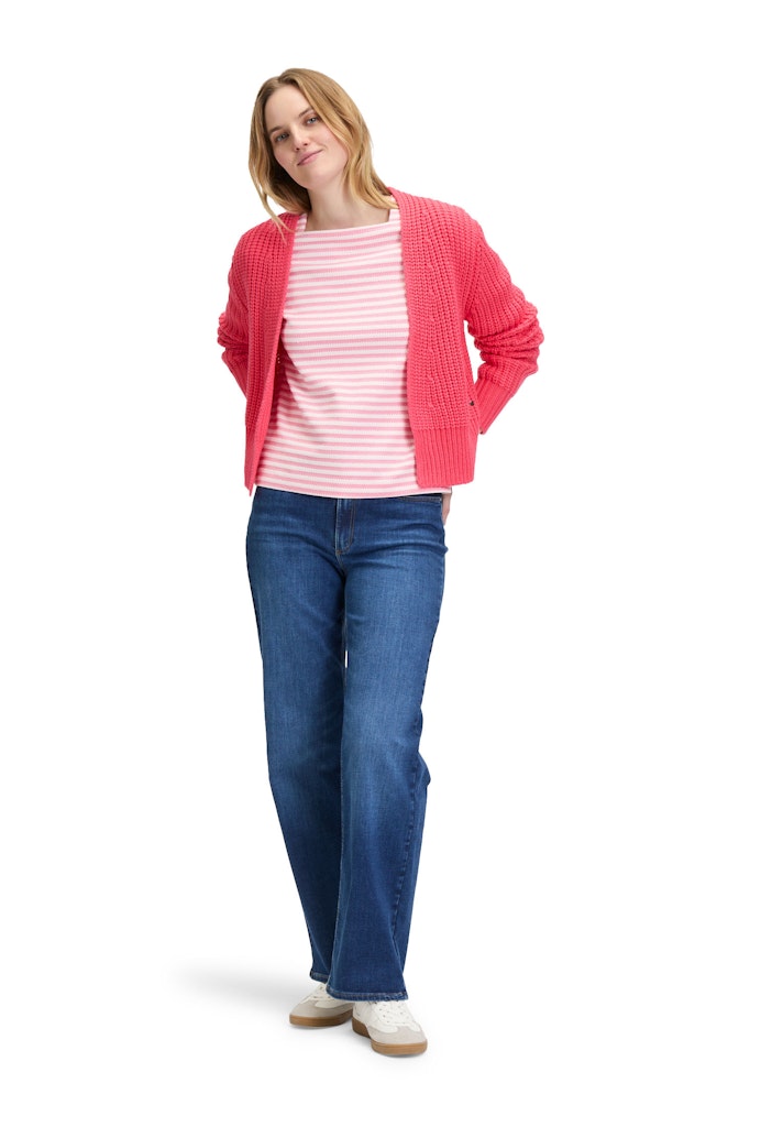 Betty & Co Damen T-Shirts Red/Cream