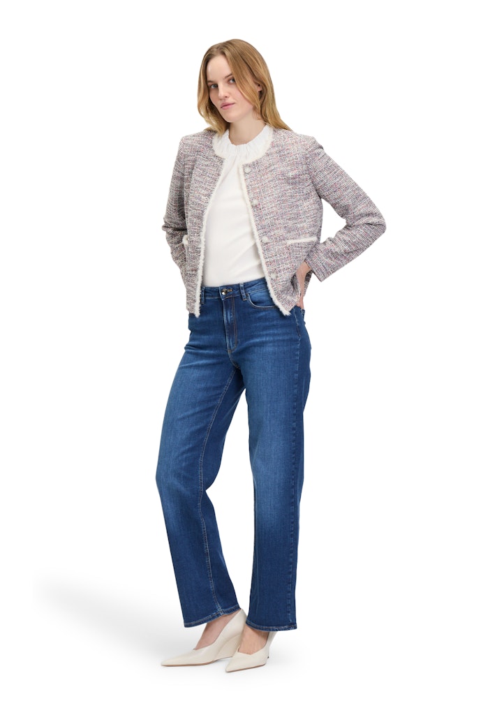 Betty & Co Damen Hosen Blue Denim