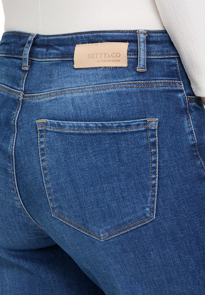 Betty & Co Damen Hosen Blue Denim