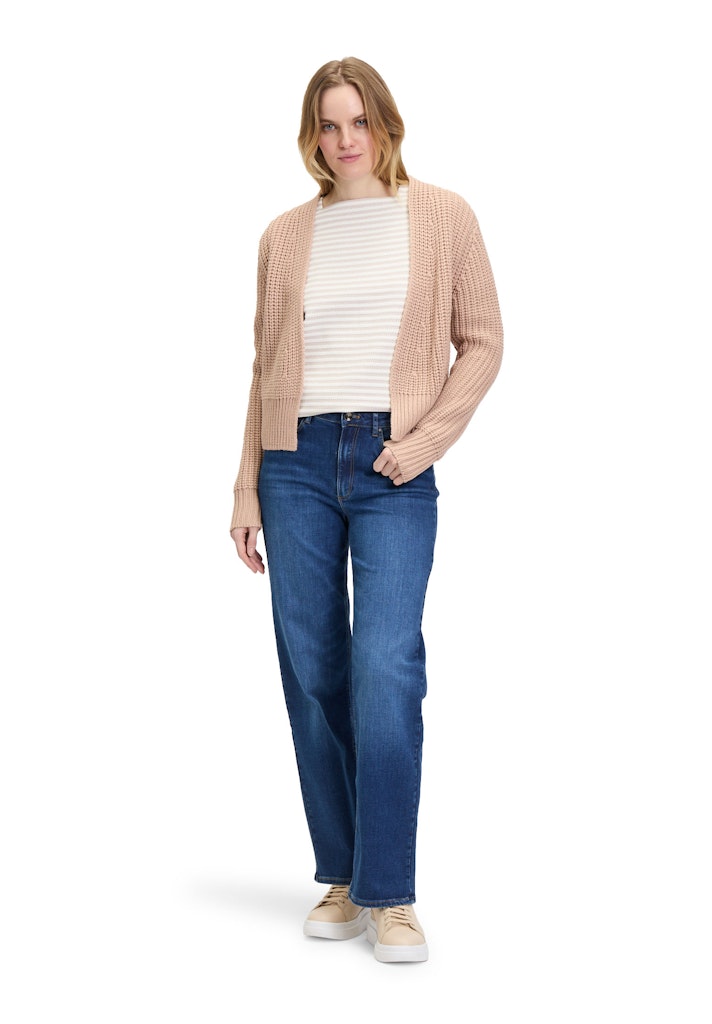 Betty & Co Damen T-Shirts Taupe/Cream