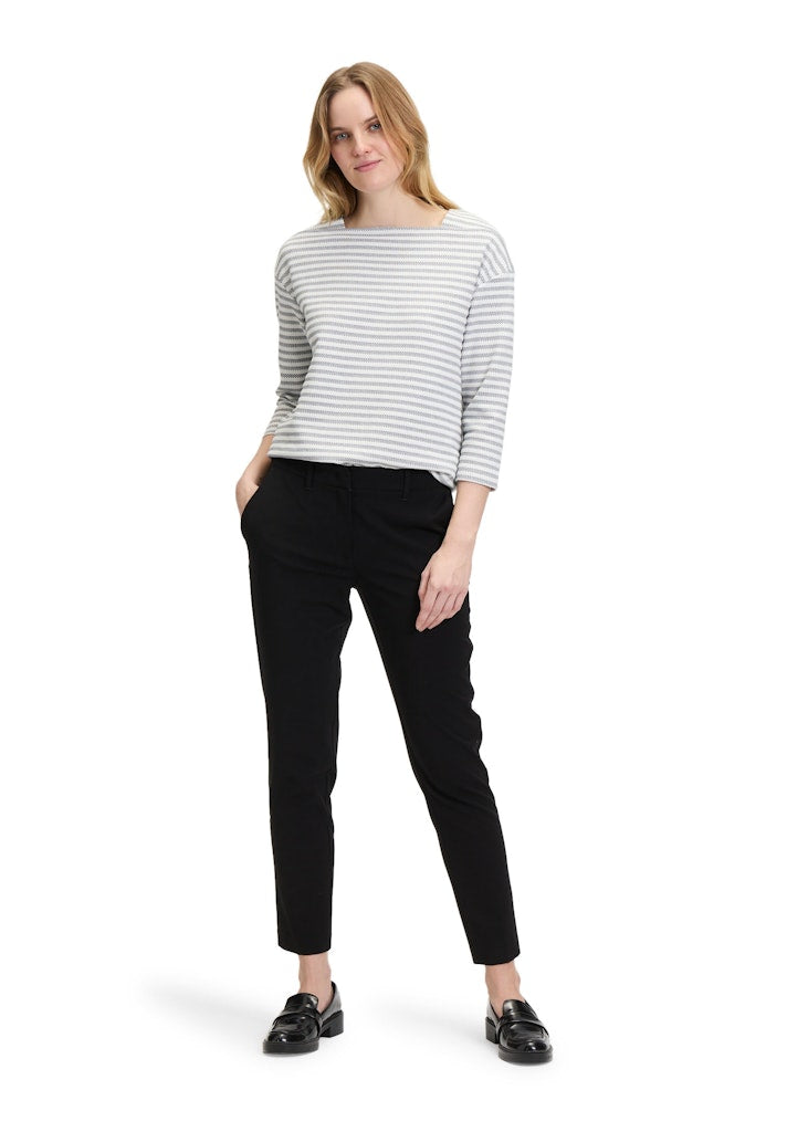 Betty & Co Damen T-Shirts Dark Blue/Cream