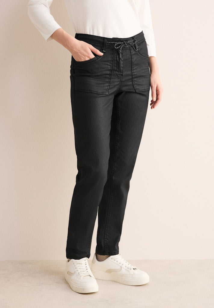 Cecil Damen Hosen Black Was