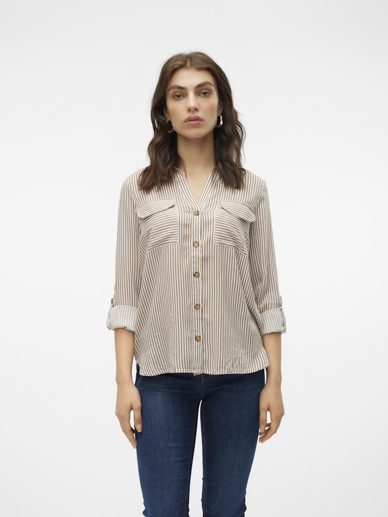 Vero Moda Damen Blusen Brown Lentil/Sn