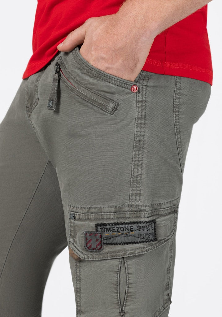 Timezone Herren Hosen Washed Met