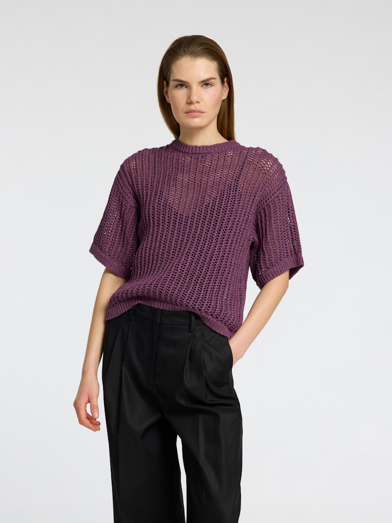 Selected Femme Damen Pullover Plum Perfect/Fi