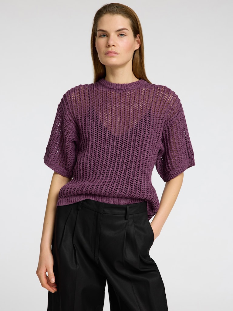 Selected Femme Damen Pullover Plum Perfect/Fi