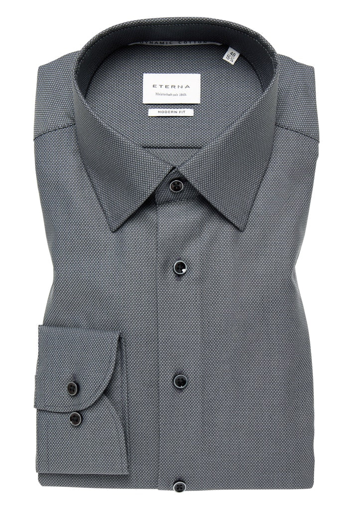Eterna Herren Hemden lang Schwarz