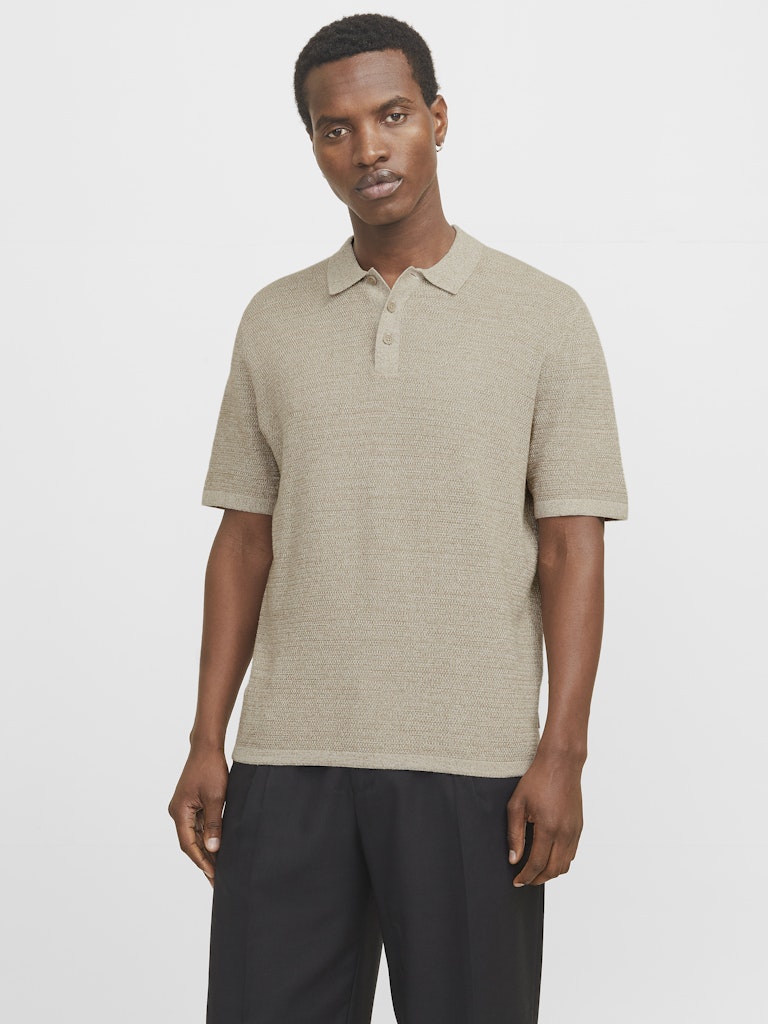 Jack & Jones Herren Polo-Shirts Coriander/W. Cl