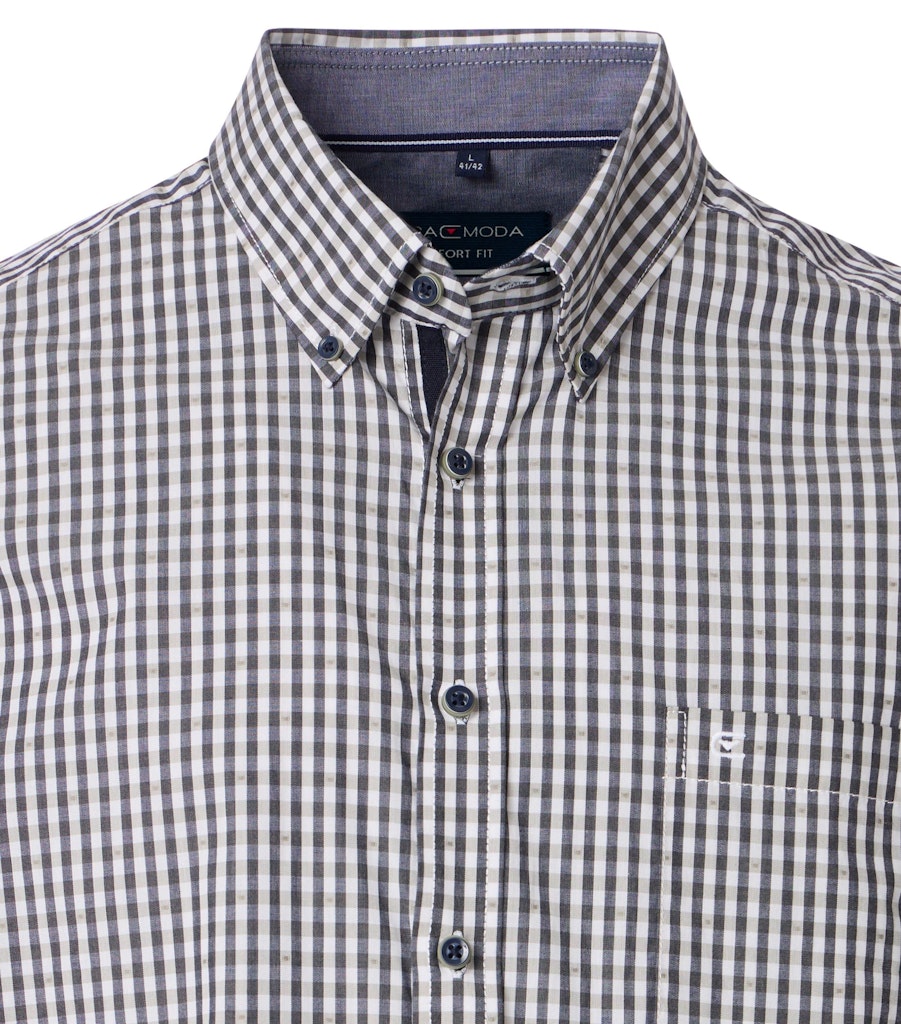 Casa Moda Herren Hemden Gruen