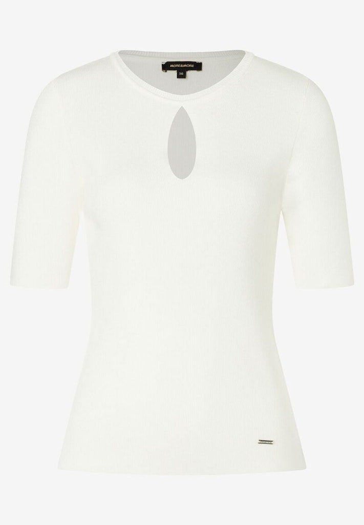 More & More Damen Pullover Off White