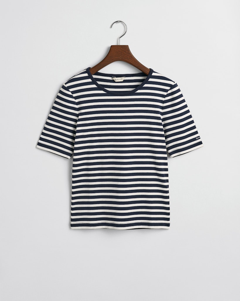 Gant Damen T-Shirts Evening Blu