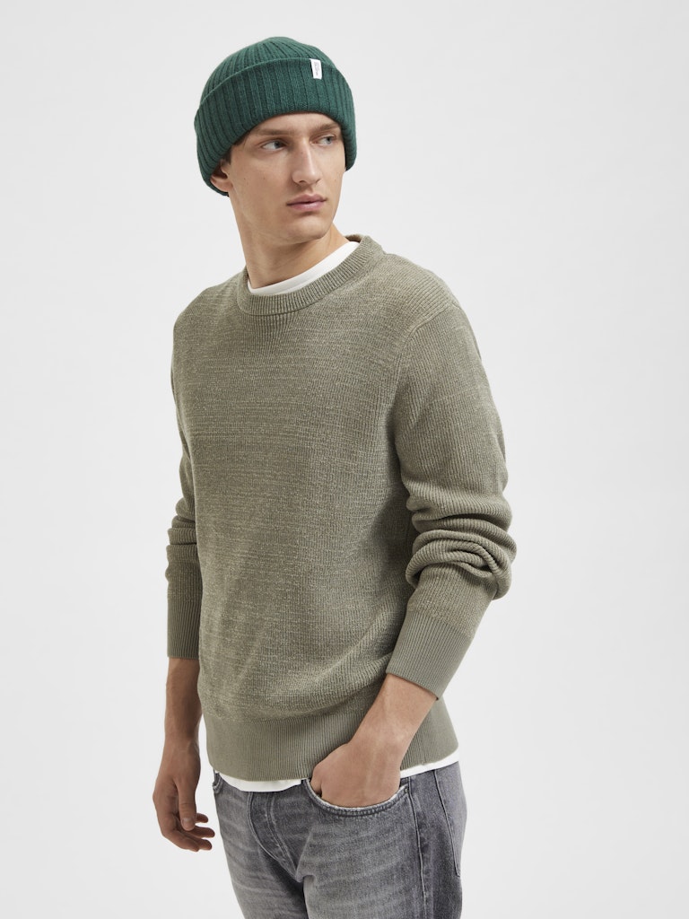 Selected homme Herren Pullover  Vetiver