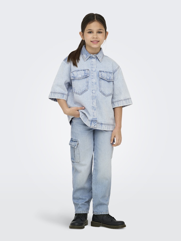 Only Mädchen Hosen, Jeans & Leggings Light Blue Deni