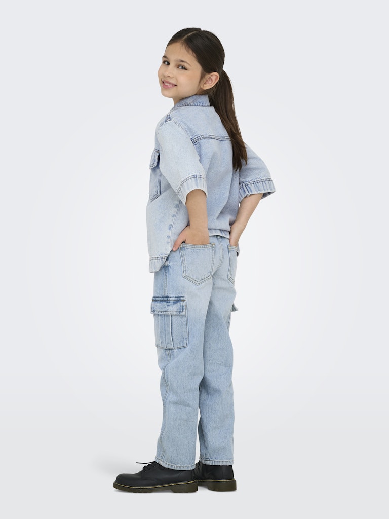 Only Mädchen Hosen, Jeans & Leggings Light Blue Deni
