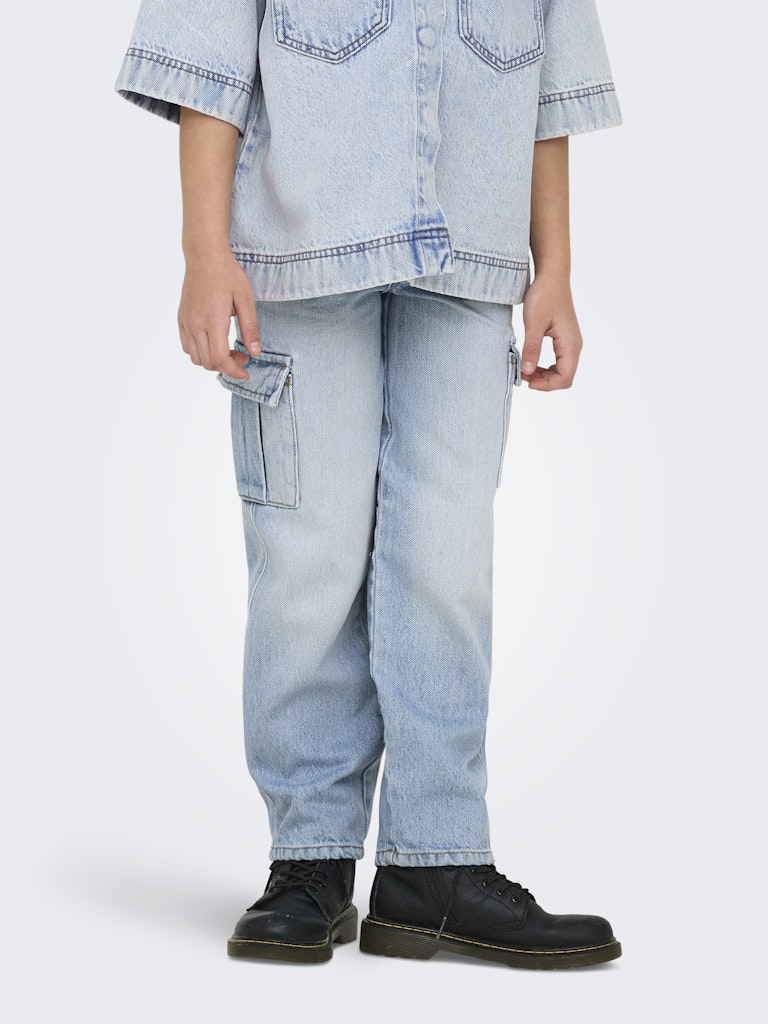 Only Mädchen Hosen, Jeans & Leggings Light Blue Deni
