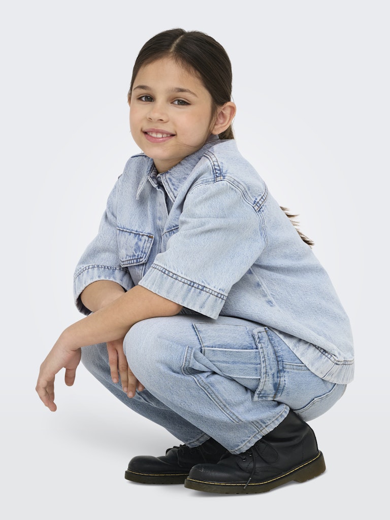 Only Mädchen Hosen, Jeans & Leggings Light Blue Deni