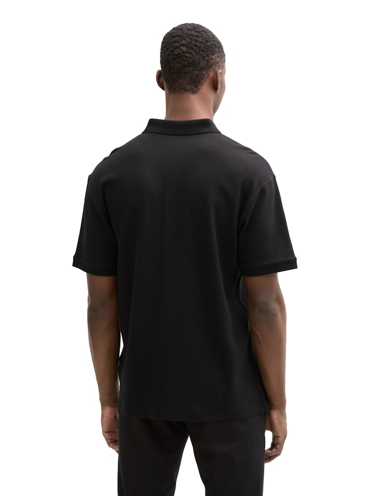 Tom Tailor denim Herren Polo-Shirts Black