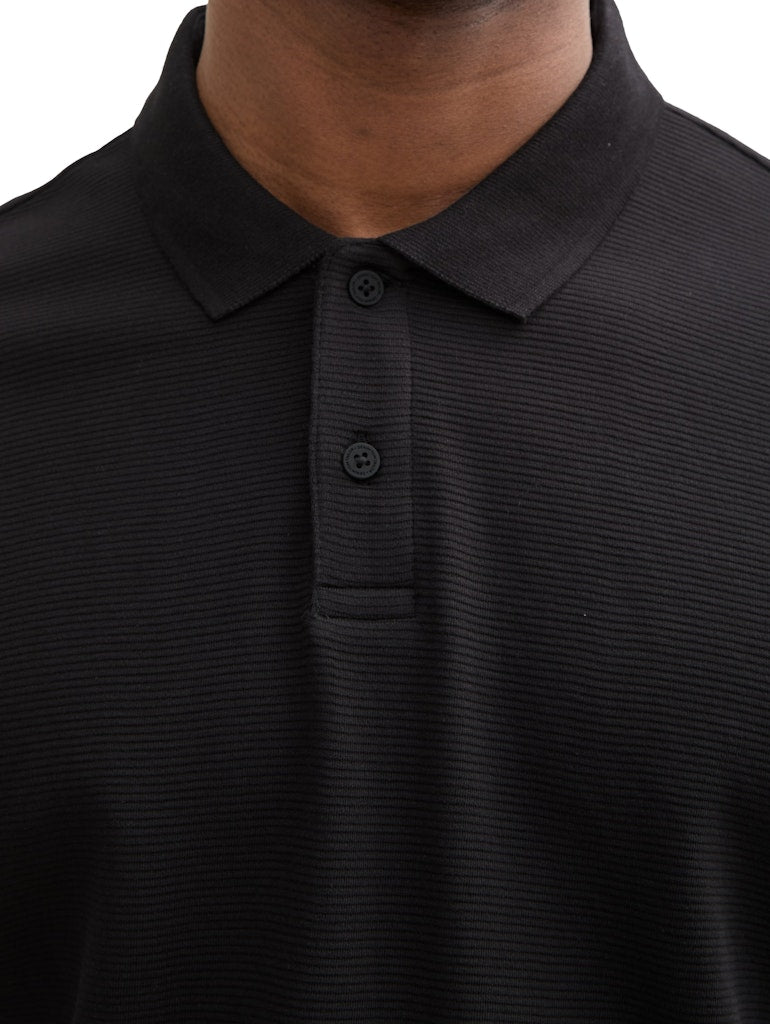 Tom Tailor denim Herren Polo-Shirts Black