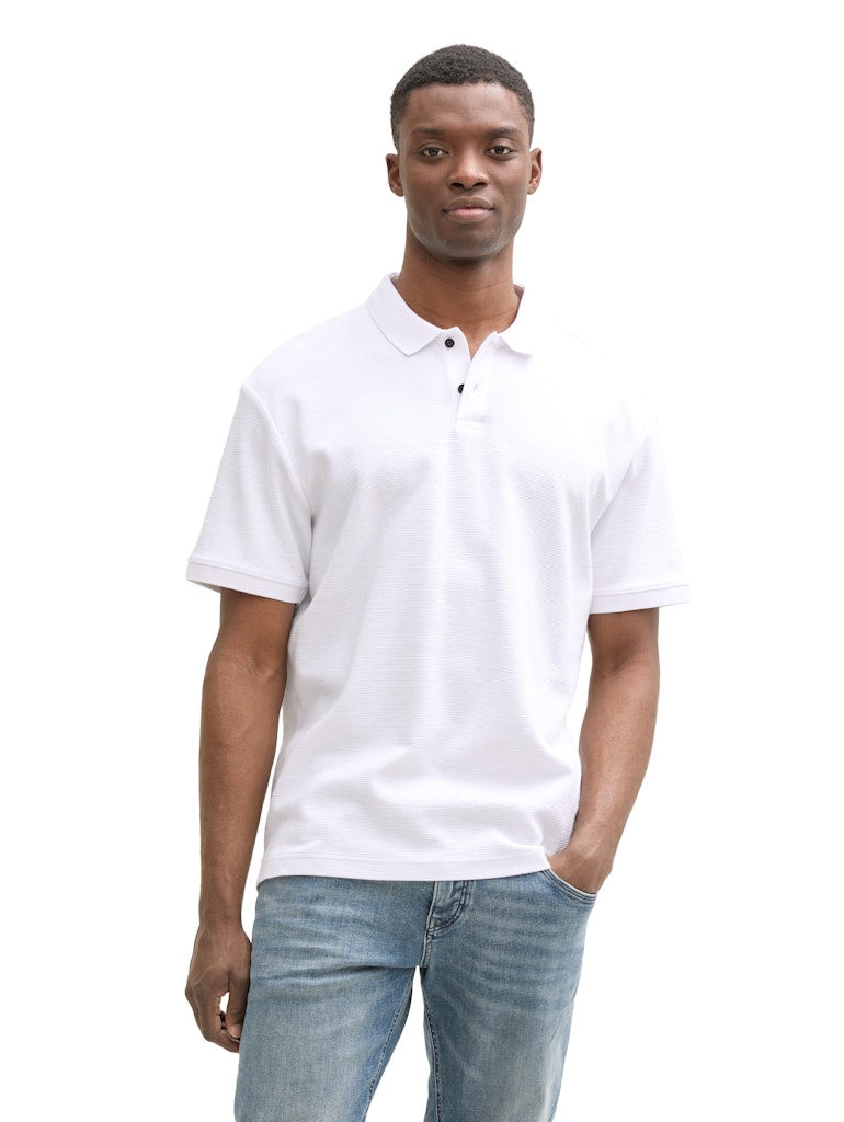 Tom Tailor denim Herren Polo-Shirts White