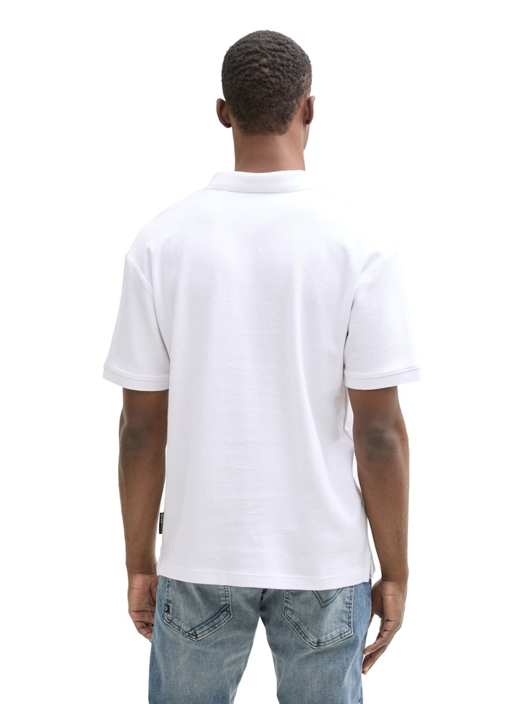 Tom Tailor denim Herren Polo-Shirts White