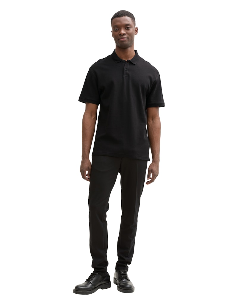 Tom Tailor denim Herren Polo-Shirts Black