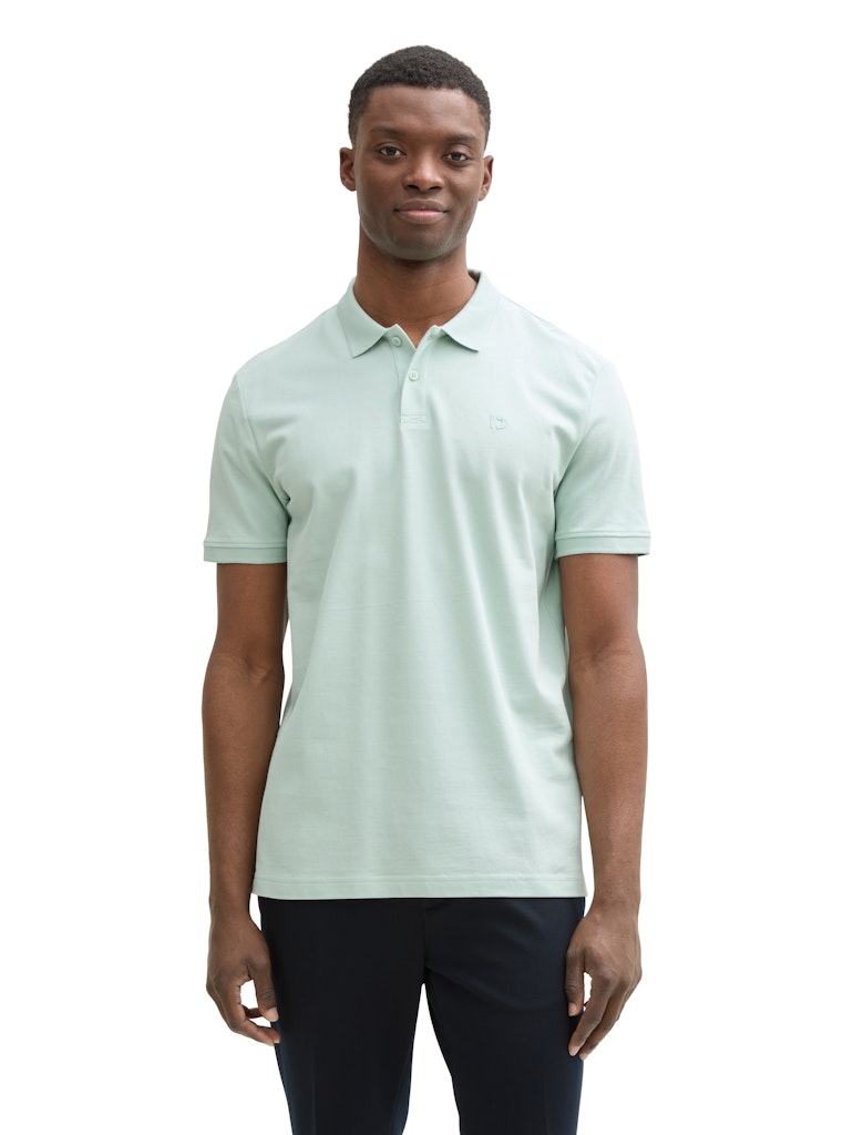 Tom Tailor denim Herren Polo-Shirts Sea Foam