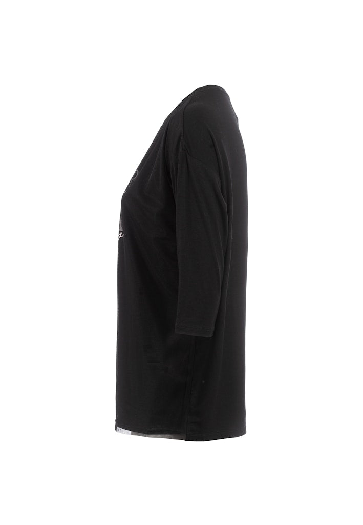 Soquesto Damen T-Shirts Schwarz