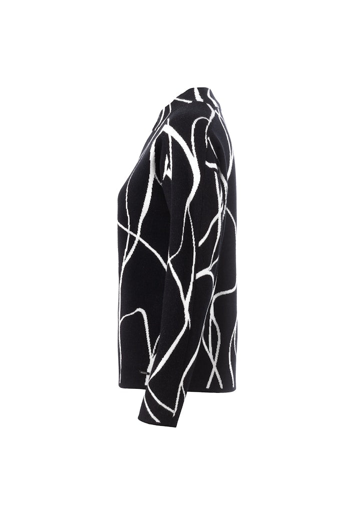 Soquesto Damen Strickjacken Schwarz