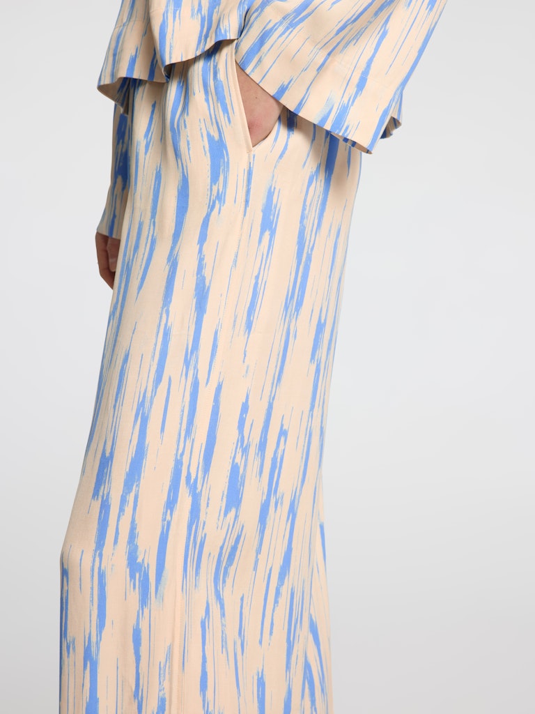 Selected Femme Damen Hosen Birch/Aop