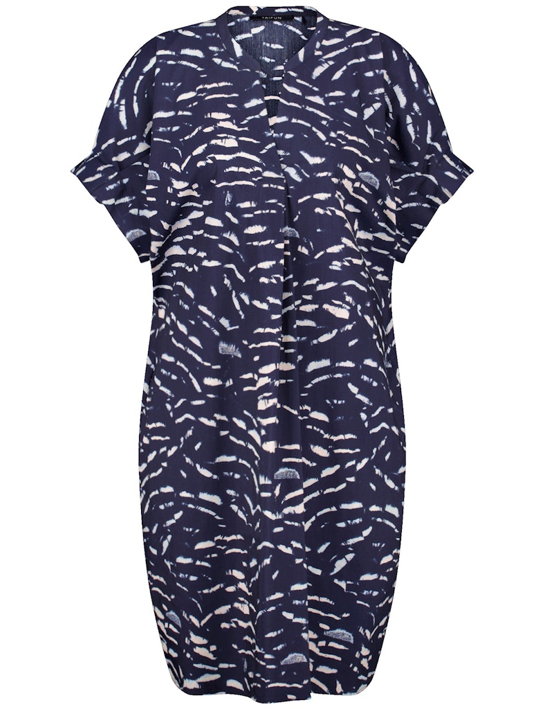 Taifun Damen Kleider New Navy Gemust