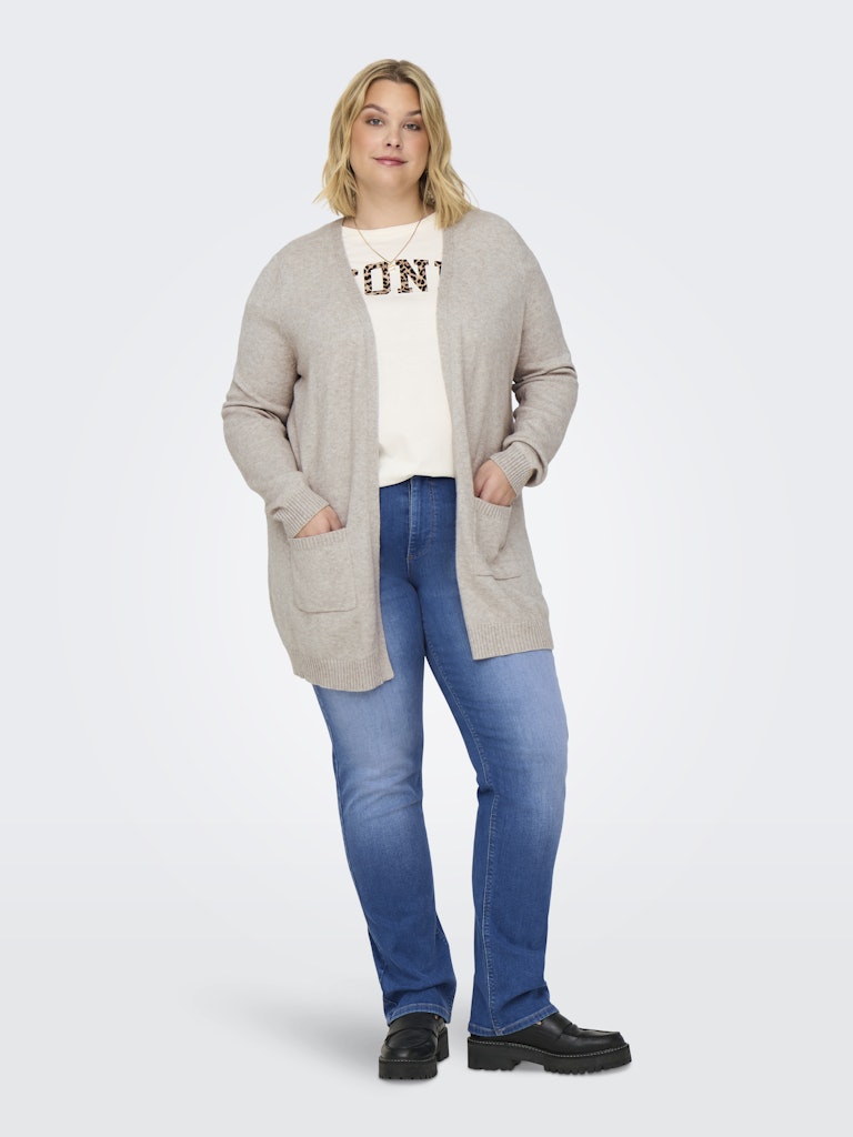 Only Caramkoma Damen Strickjacken Nacreous Cloud/