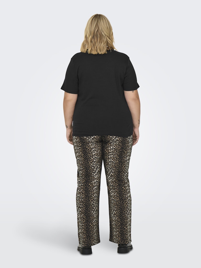 Only Caramkoma Damen T-Shirts Black