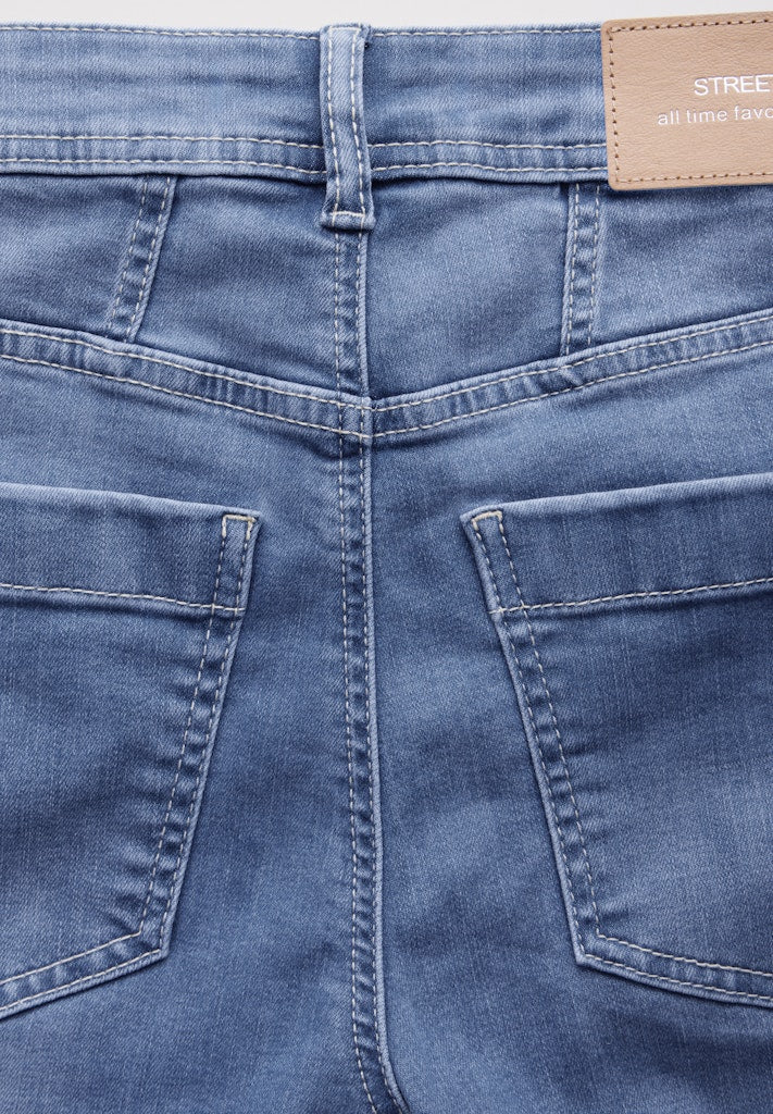 Street One Damen Hosen Light Blu