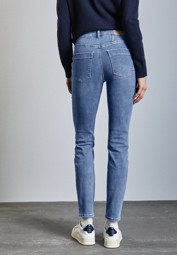 Street One Damen Hosen Light Blu
