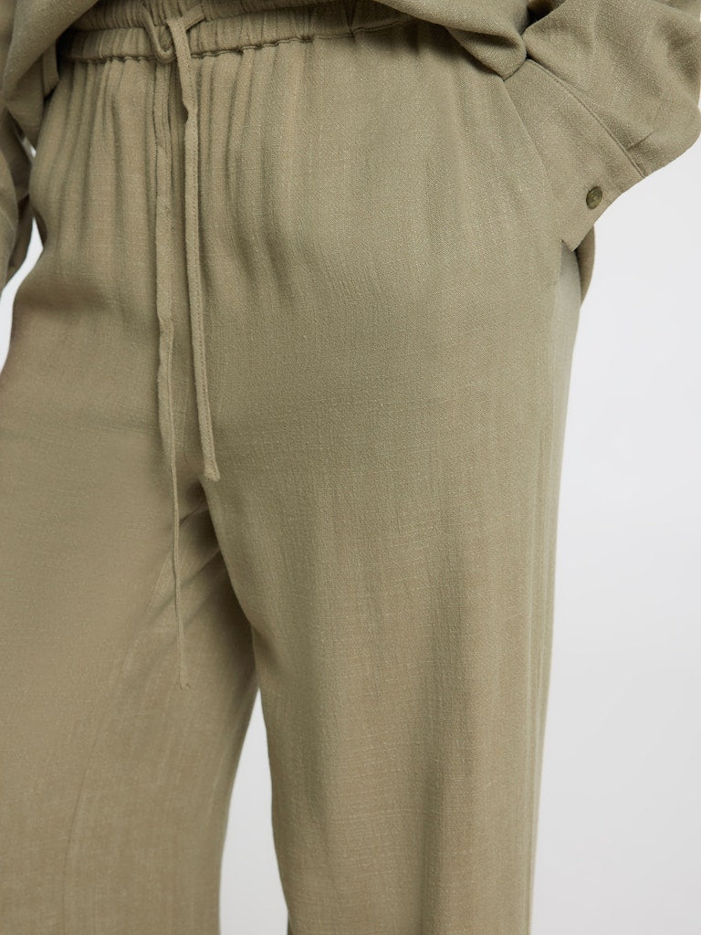 Selected Femme Damen Hosen Vetiver