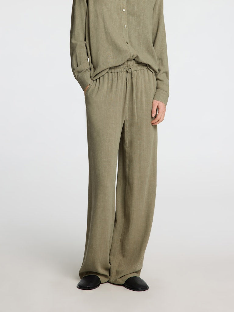 Selected Femme Damen Hosen Vetiver