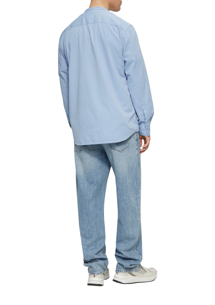 QS by S.Oliver Herren Hemden lang Blue