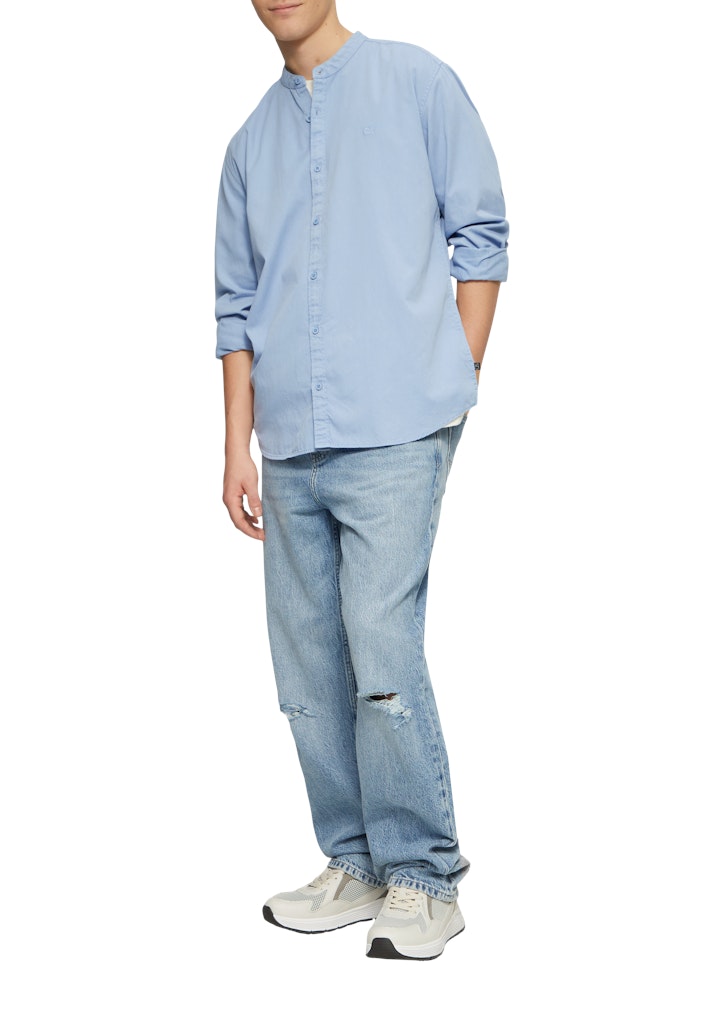 QS by S.Oliver Herren Hemden lang Blue