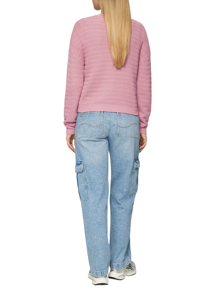 QS by S.Oliver Damen Pullover Lilac/Pink