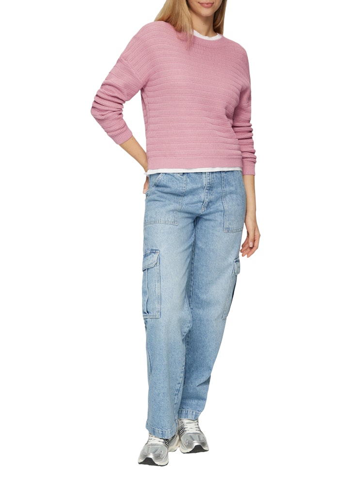 QS by S.Oliver Damen Pullover Lilac/Pink
