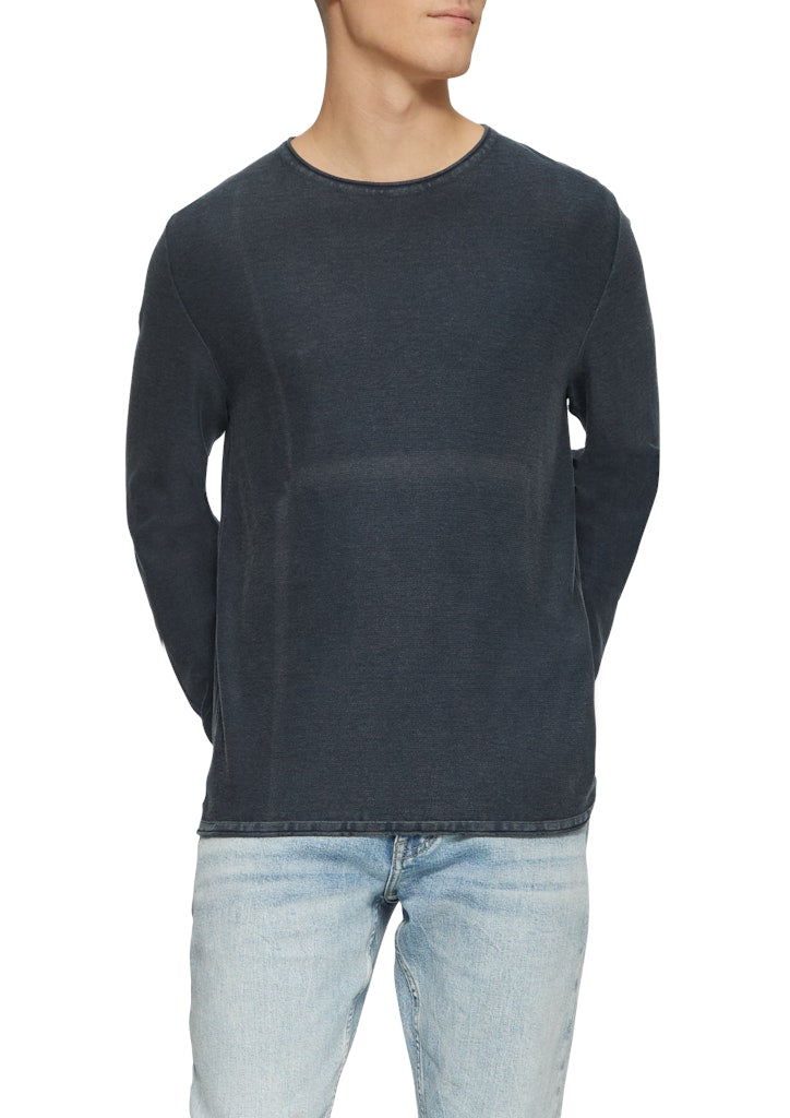 QS by S.Oliver Herren Pullover Blue