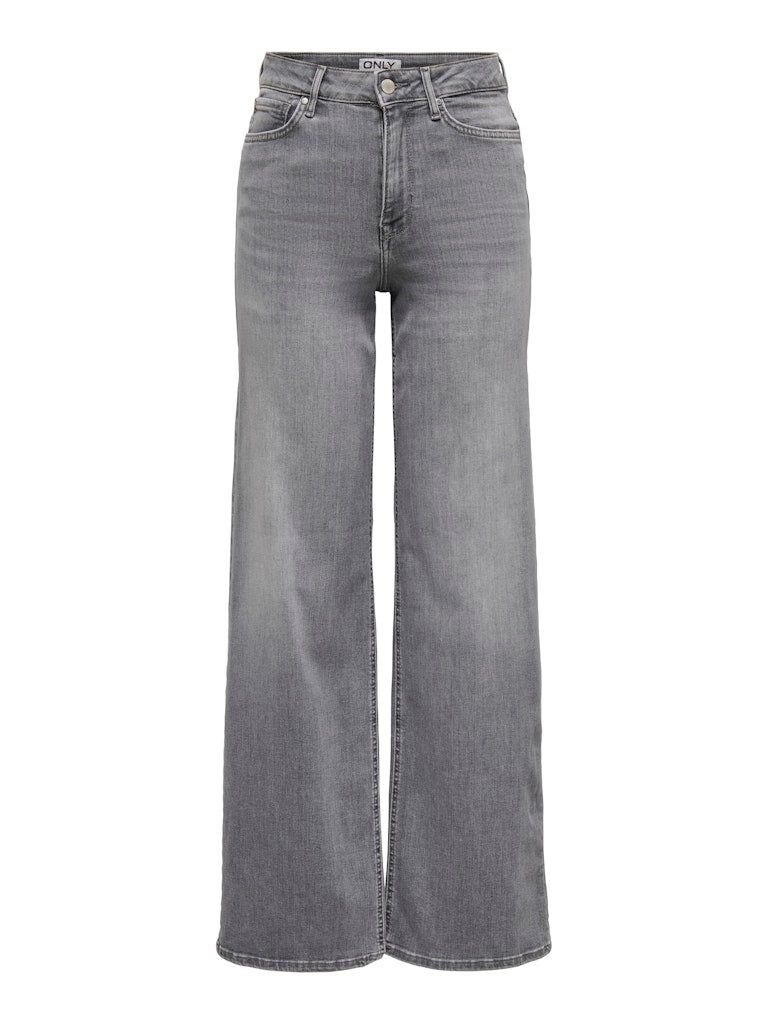 Only Damen Jeans Light Grey Deni