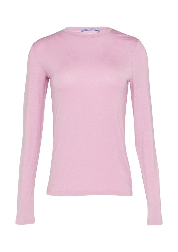 QS by S.Oliver Damen T-Shirts Lilac/Pink