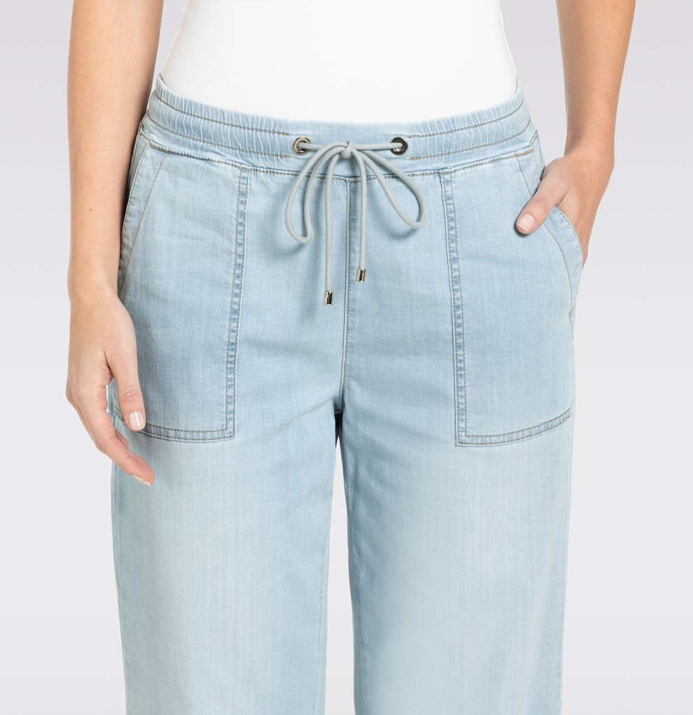Mac Damen Jeans Light Blue Sea