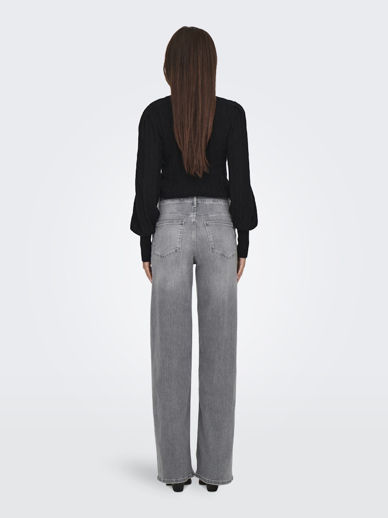 Only Damen Jeans Light Grey Deni