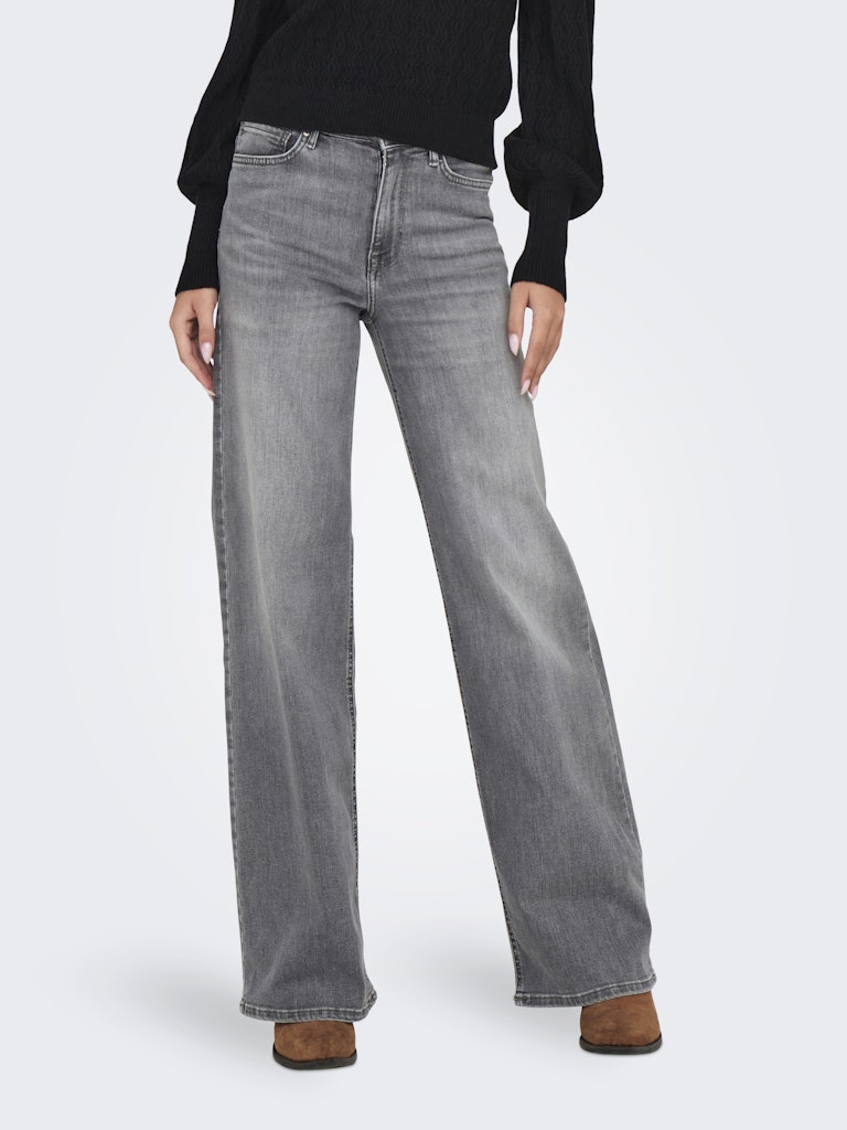 Only Damen Jeans Light Grey Deni