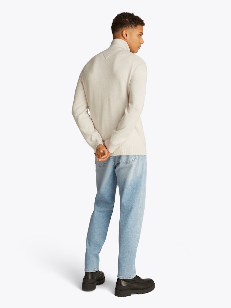 Tommy Jeans Herren Strickjacken Ae Beige